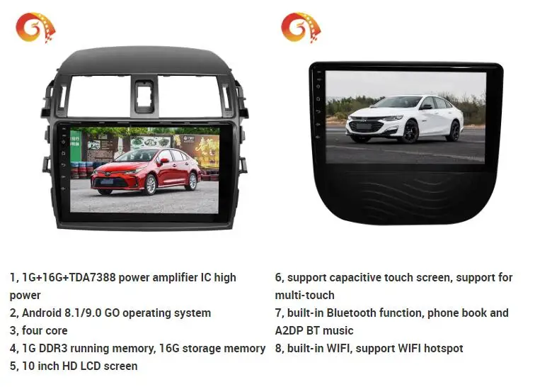 JMANCE 7169 Android 7 дюймов 2Din автомобильный Радио автомобильный DVD MP5 плеер навигационный рекордер для вождения HD плеер reposanacabezas con pantalla