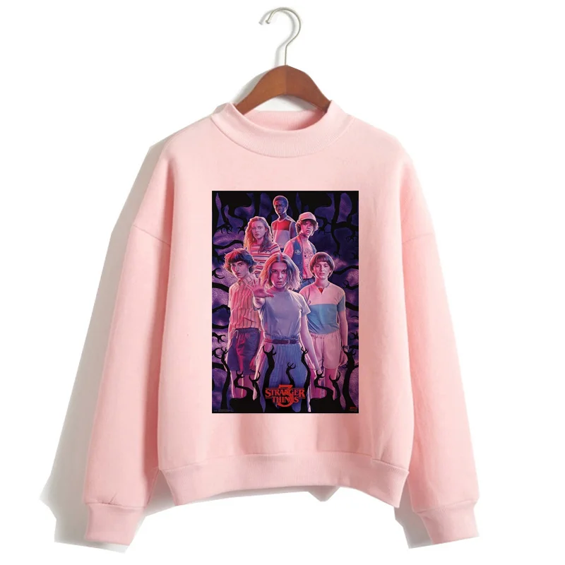 Странные вещи толстовки для женщин веселое Harajuku Мультфильм Eleven Friends хип хоп женские свитшоты Don't Lies 90s Толстовка