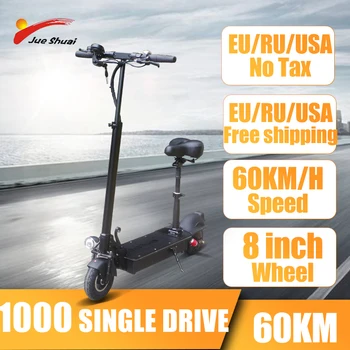

60KM/H Electric Scooter 1000W 48V Electric Scooters Foldable E Scooter Board with Seat for Adults Escooter Monopattino Elettrico