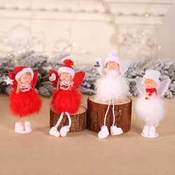 1 шт. Ангел Кукла рождественские украшения для рождественской елки Висячие Подвески Navidad подарок для детей