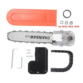 

Upgrade Electric Saw Parts 11.5 Inch M10/M14/M16 Chainsaw Bracket Changed 100 125 150 Angle Grinder Into Chain Saw