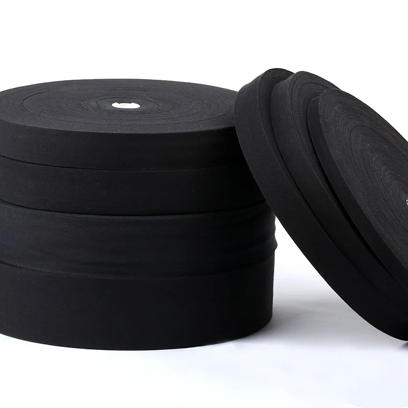 Cotton Webbing Tapes 100YARD 10/15/20/25/30/35mm Cotton Webbings High Tenacity Bag Belt Lable Ribbons Sewing Tape Bias Binding DIY Crafts