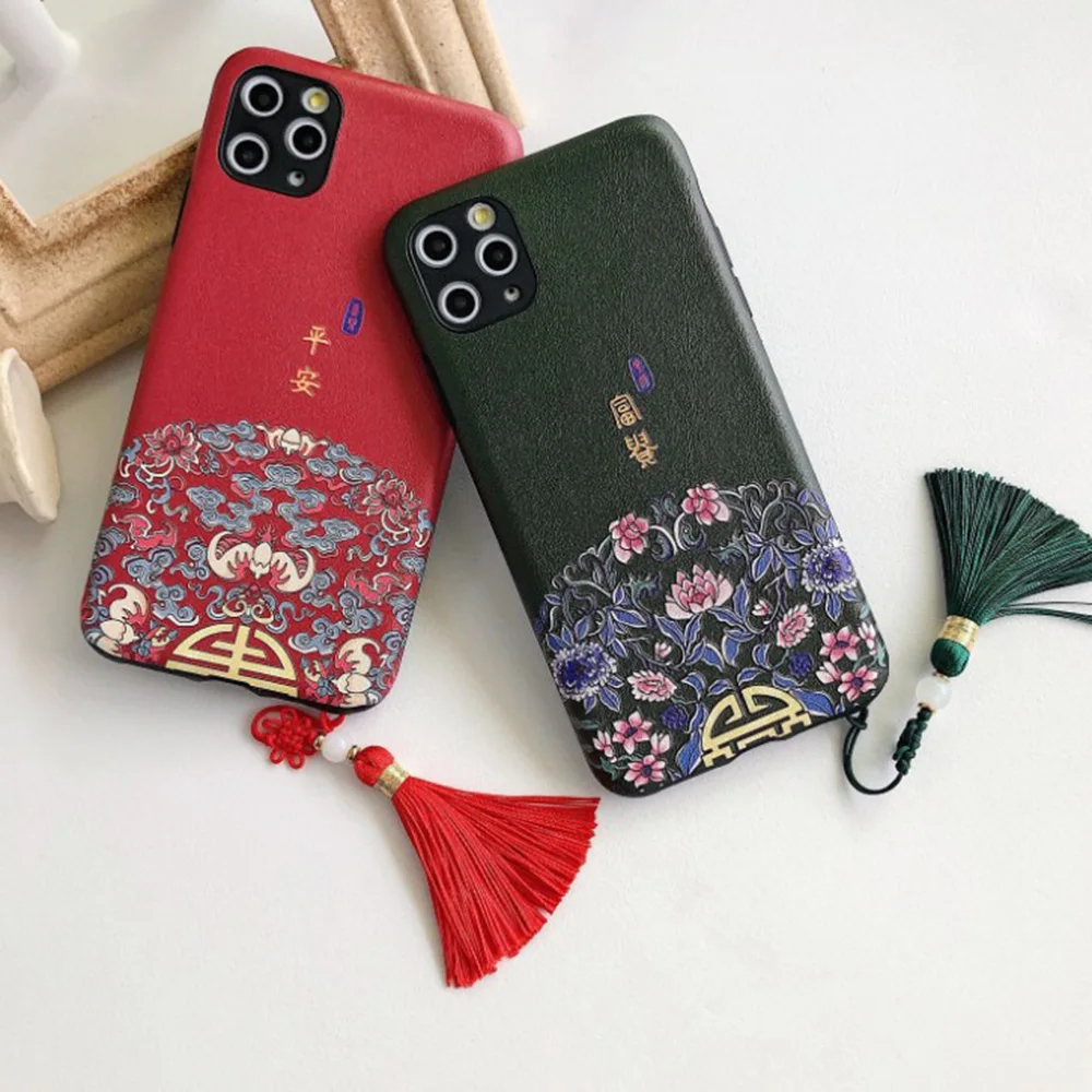 Чехол в китайском стиле для Apple iPhone X XR XS 8 7 6 6S Plus 11 pro Max|Бамперы| |