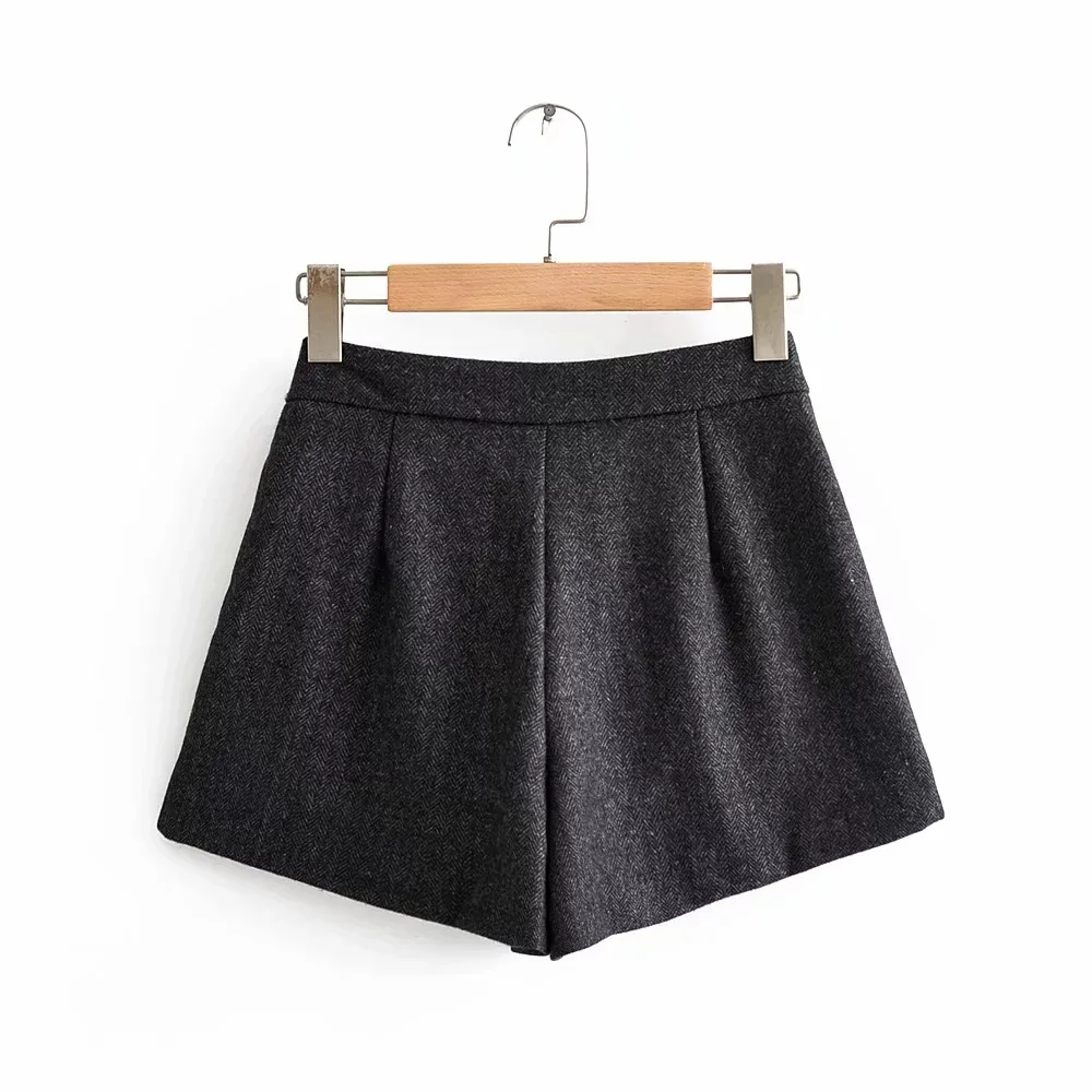 Fall / winter new look skinny and versatile winter outerwear wool shorts jean shorts women summer womens shorts
