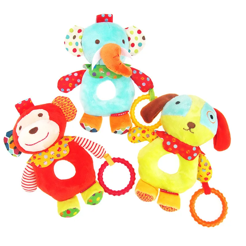 Skkbaby милый лес животное обезьяна как собака круг погремушка колокольчик погремушка