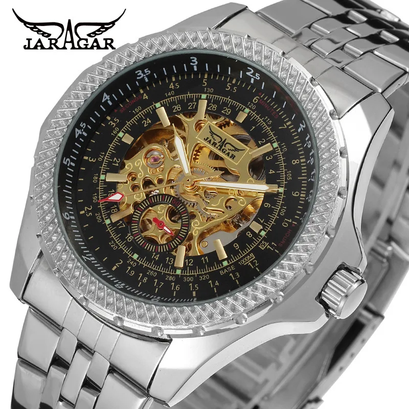 

Jargar Analog Watch Men's Fashion Casual Fully Automatic Analog Watch