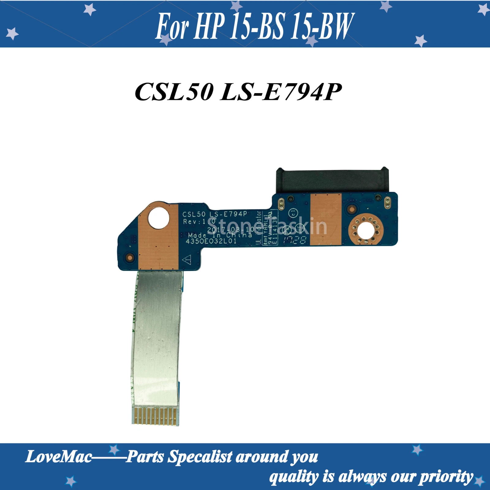 Оригинальный CSL50 LS-E794P NBX00026G00 для HP 15-BS 15-BW плата коннектора оптического привода