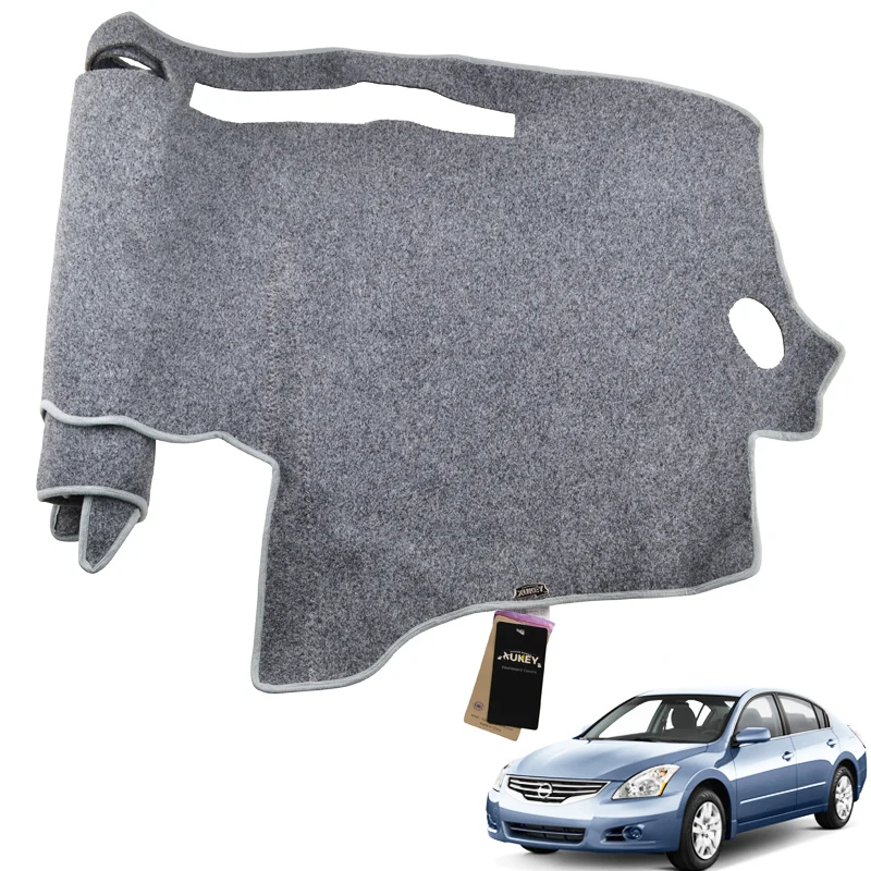 Подходит для Nissan Altima 2007 2008 2009 2010 2011 2012 с рельефом крышка приборной коврик ковер приборной панели крышки светильник серый