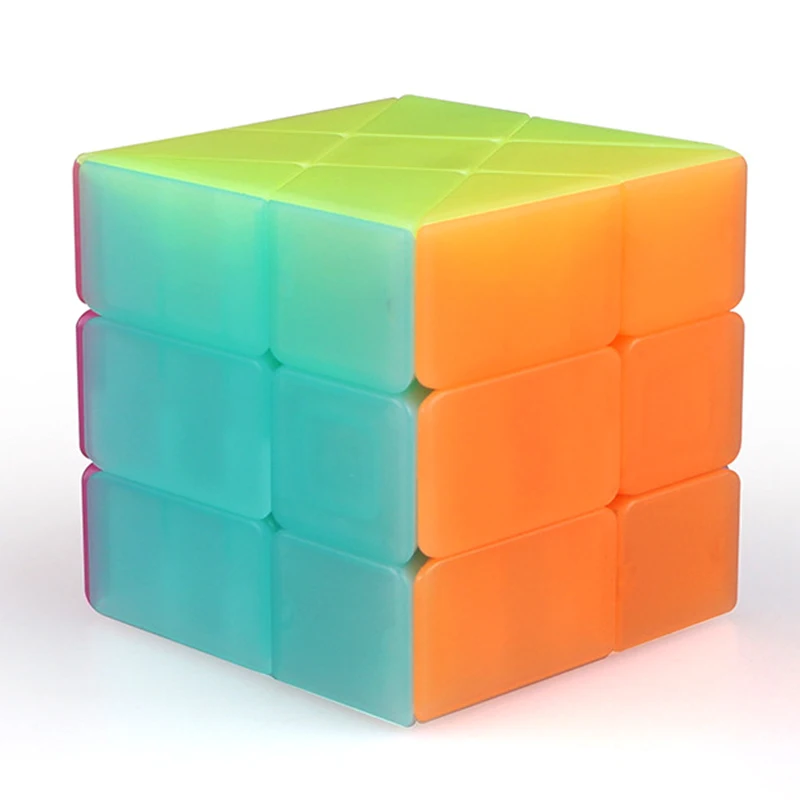 

Qiyi Axis Jelly Cool Magic Cube Strange-shape Cubo Puzzle Cube Neo Early Educational Toy For Children New Cube 2019 Kits