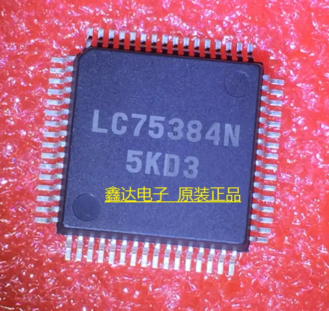 10 шт./лот LC75384N QFP64