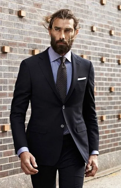 

JELTONEWIN Latest Coat Pant Designs Casual Business Blazer Suits For Men 2 Piece Black Men Wedding Suits Slim Fit Prom Tuxedo