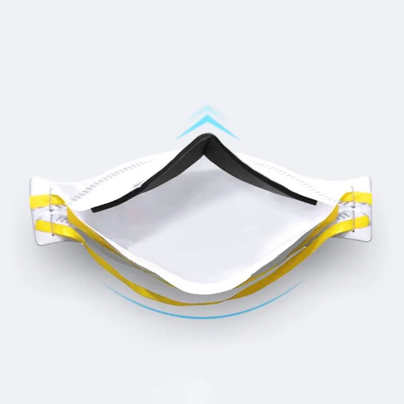 

20pcs Fish Mouth Face Masks 4 Layers Foldable Mask Anti Dust PM2.5 Respirator Q39D