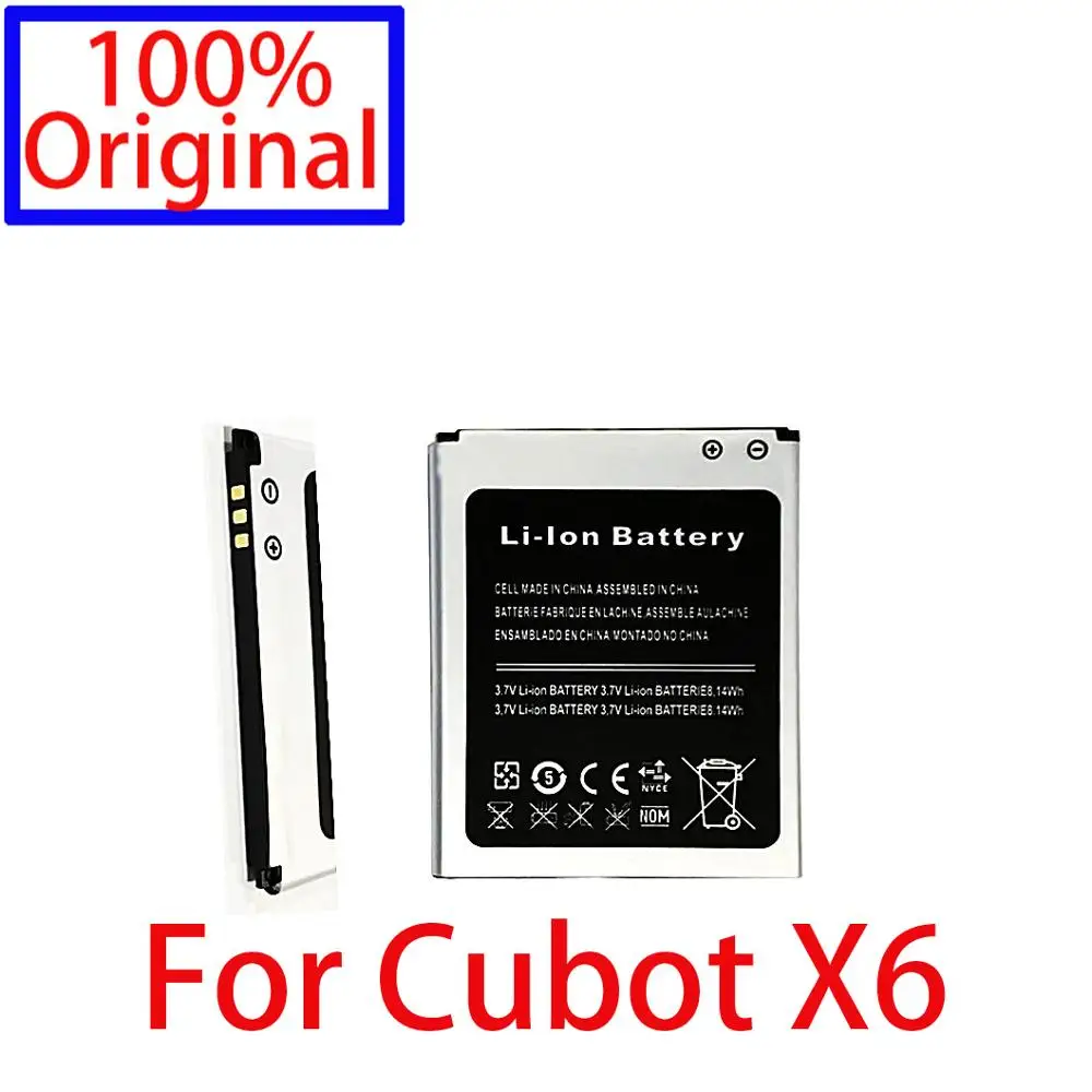 100% Оригинальный аккумулятор 2200 мАч Cubot X6 для мобильный телефон в наличии новая