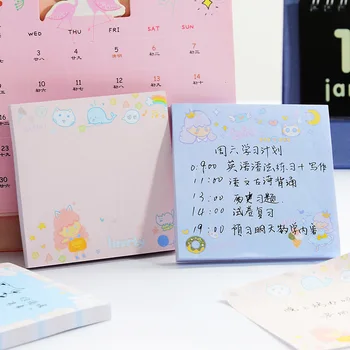 

Cute Cartoon Memo Pads Notepads Kawaii Sticky Notes Note Pad Posted It Note Planner For Girls Korean Stationery School Supplies