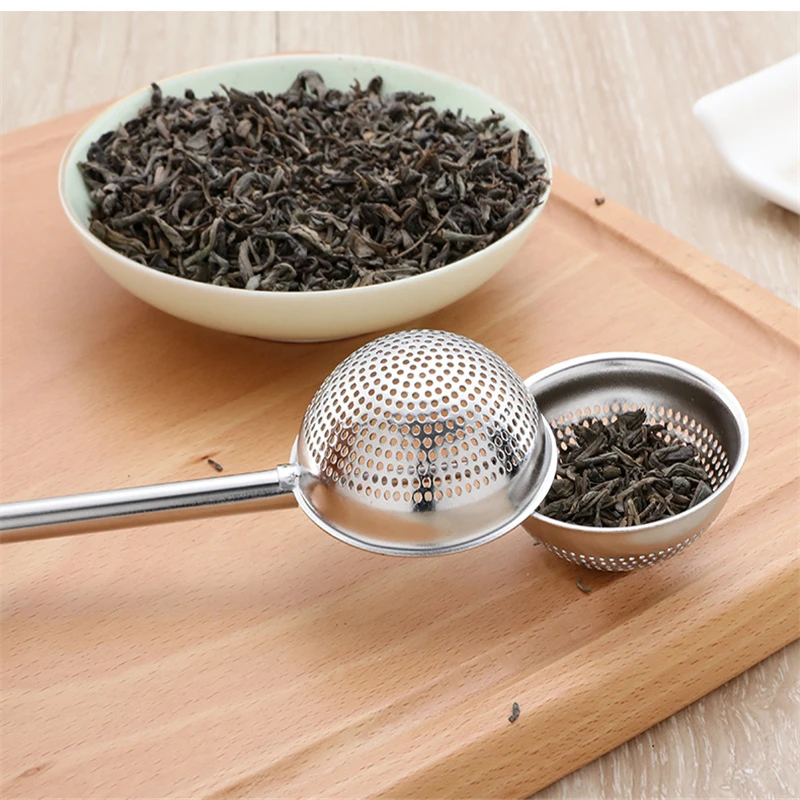 Ball Shape Mesh Tea Infuser Filter Reusable Tea Bag Spice Stainless Steel Tea Strainer Tea Tool Accessories