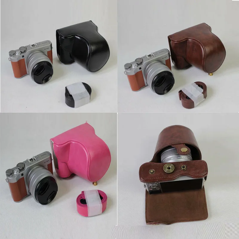 Камера сумка из искусственной кожи чехол для ЖК дисплея с подсветкой Fujifilm Fuji X A7 XA7