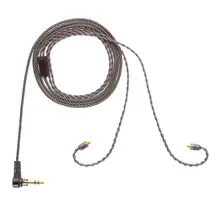 АОТ Андромеда дымчато-Litz кабель новая плетеная из 4 нитей с серебряным покрытием наушники с медным покрытием провод MMCX 3,5 мм разъем для гарнитуры обновления кабель