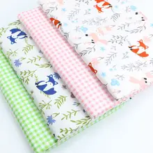 160 см* 50 см лиса цветочный из хлопчатобумажной ткани постельные принадлежности лоскутное платье ткань дети ручной работы Шторы Декор ткань