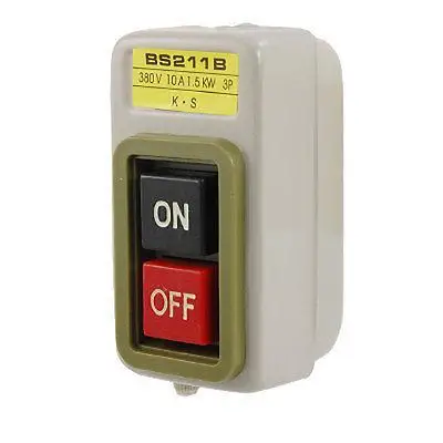 

AC 380V 10A 1.5Kw ON OFF Control Push Button Switch