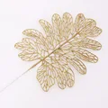 Gold turtle leaves