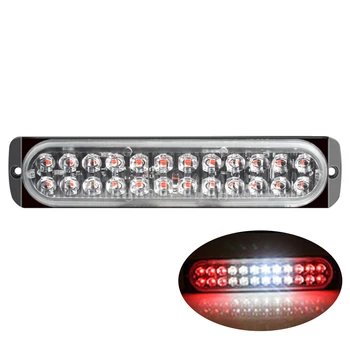 

Styling Car Light Lorry 12V 24V Motorcycle Truck Side Signal Waterproof Flash Strobe Universal Warning Lamp 24 LEDs Ultra Thin