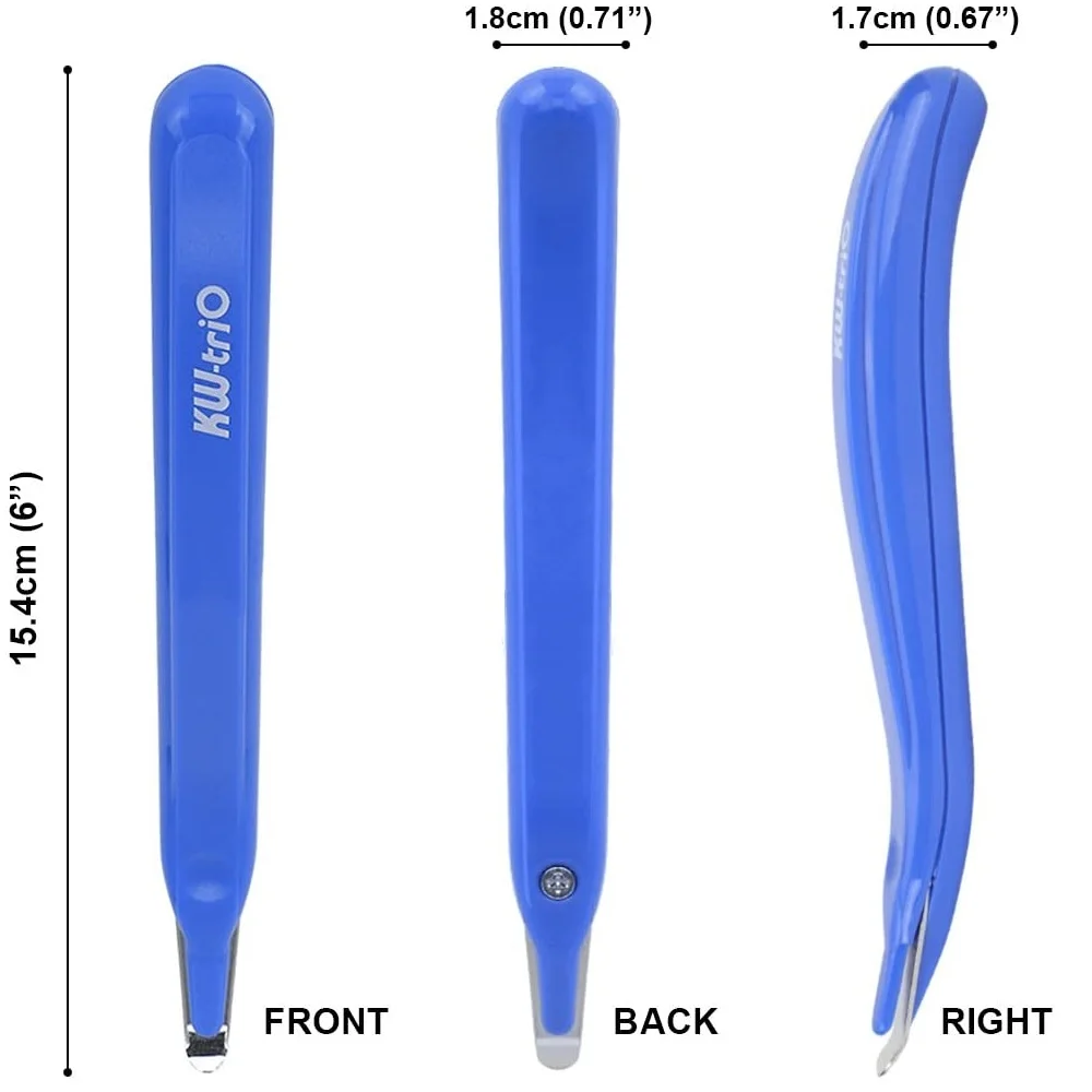 Staple Remover 1pcs Portable Magnetic Push Style Less Effort Removal Tool for Home Office School Stationery A6687