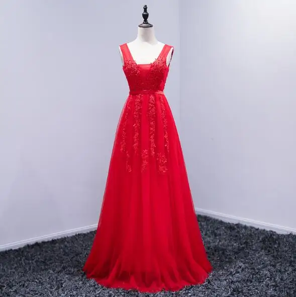 Белые длинные вечерние платья Свадебные удивительные сексуальные Бисероплетение блеск Vestidos De Fiesta длина до пола корсет без рукавов - Цвет: red