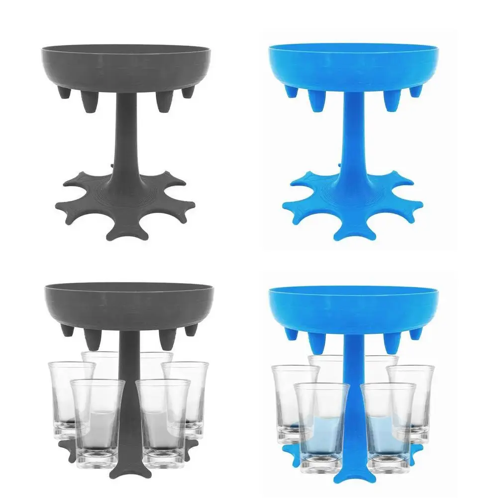 

Party Drinking Artifact Beer Glass Dispenser Drinking Game Wine Glass ABS Plastic 6 Shot Cocktail Dispenser
