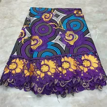Последний настоящий Африканский Воск кружевная ткань Гарантированная настоящая Анкара ткань воск кружевные материалы Африканский Воск принты ткани 91906