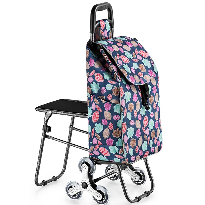 Drie-wielen Trap Vrouw Winkelwagentje ladder winkelen mand grote capaciteit shopping Trolley Draagbare waterdichte boodschappentassen Drie-wielen Trap Vrouw Winkelwagentje ladder winkelen mand grote capaciteit shopping Trolley Draagbare waterdichte boodschappentassen