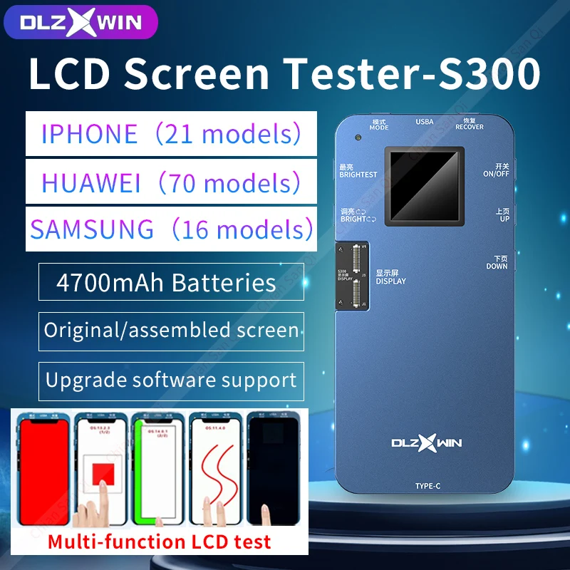 DLZX DL S300 LCD Screen Tester For iPhone 12 11Pro MAX XS XR 8 7 6S Programmer Ambient Light Sensor Original Color True 3D Touch | Мобильные