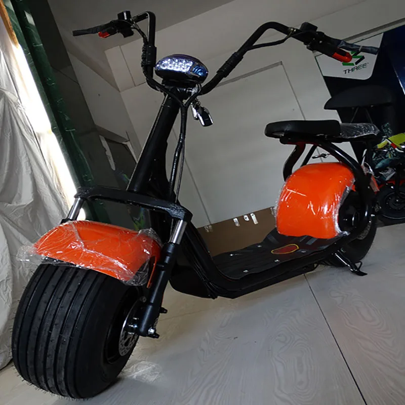 Citycoco светодиодный фар счетчик воды тормоза 1000w 1500w два колеса литиевая Батарея 60v 12a 20a городской электрический мотоцикл