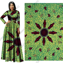 Нигерийский Анкара ткань воск высокого качества голландский Африканский костюм восковые принты ткани хлопок воск одежда для шитья вечерние платья 6 ярдов