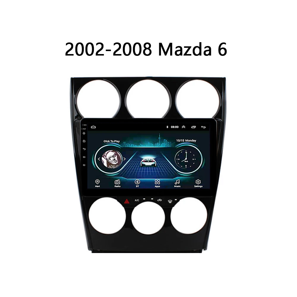 

Android 8.1 9" radio for Old Mazda 6 2002-2008 Multimedia Player GPS Navigation HD Full touch Screen support bose carplay FM BT