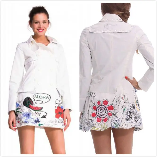 Верхняя одежда Primavera e no Outono Roupas Novo Tipo de Espanhol Na Moda Brisa