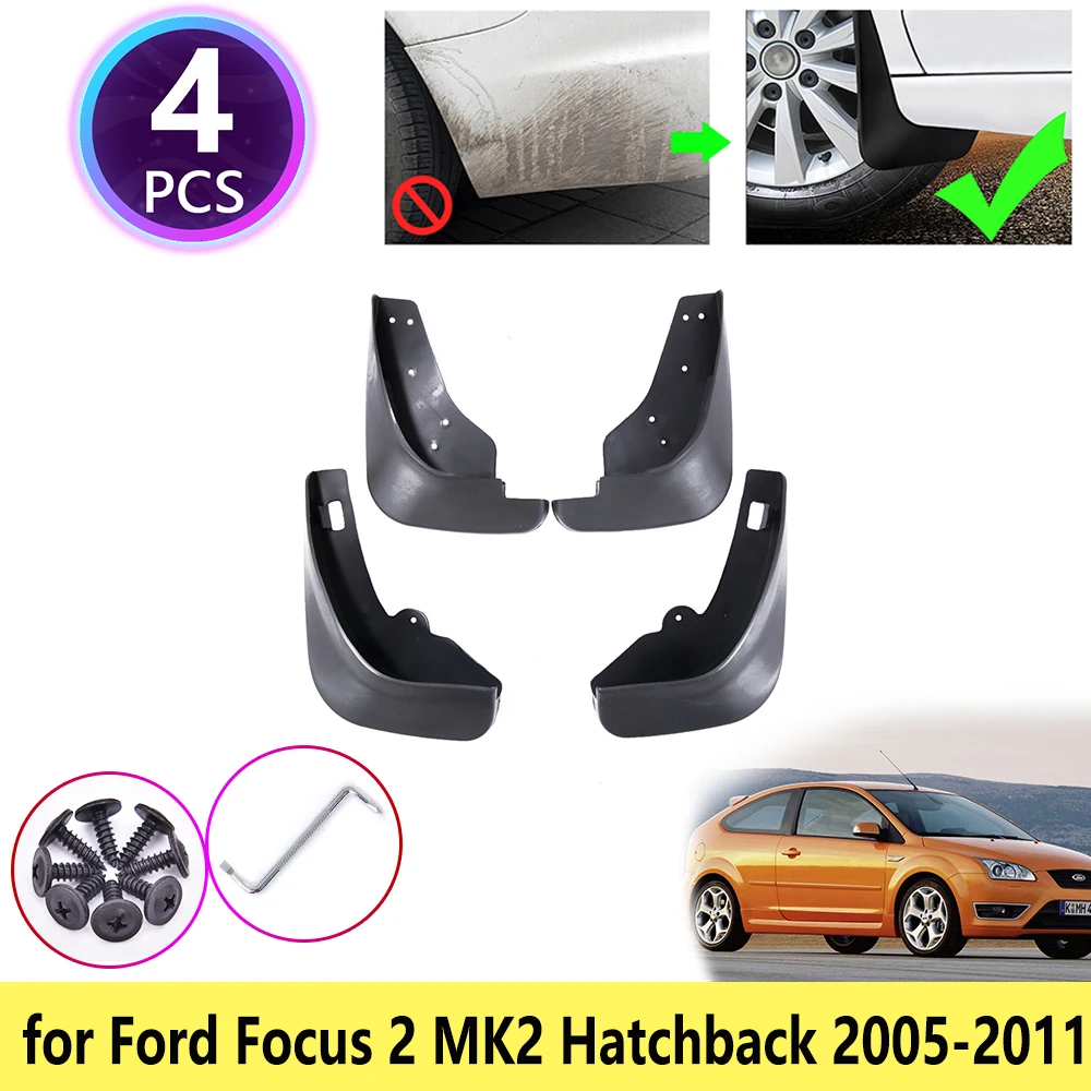 Для Ford Focus 2 MK2 MK2.5 хэтчбек 2005 2006 2007 2008 2009 2010 2011 брызговики крыло Брызговики