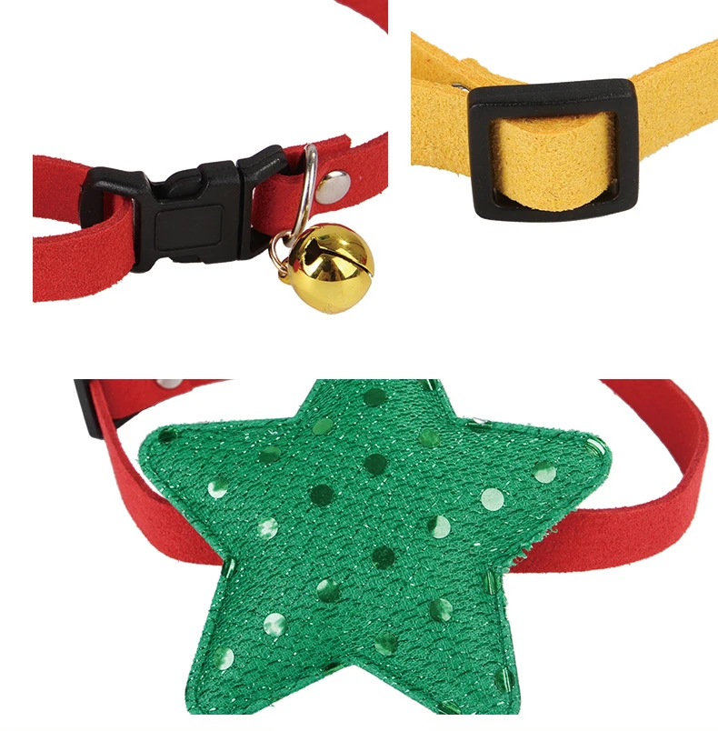Funny Festival pet collar Christmas cats leash Dog necklace Halloween kitten puppy collar For Small Dogs Cats Pet accessories (6)