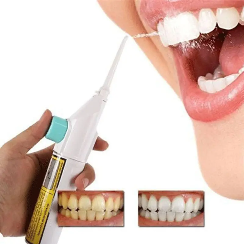 Горячая популярный одиночный продукт ирригатор для полости рта Зубная струя воды нитью палочки чистки зубов Flusher с воздушным питанием