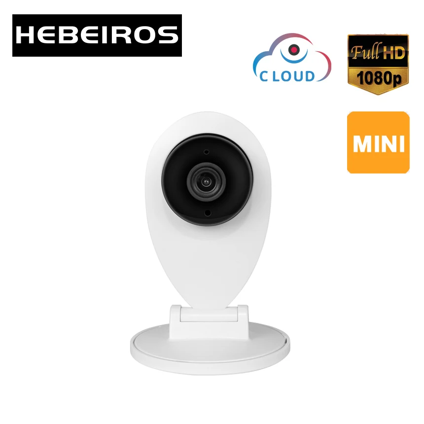 IP камера Hebeiros 1080P для домашней системы безопасности двухстороннее аудио