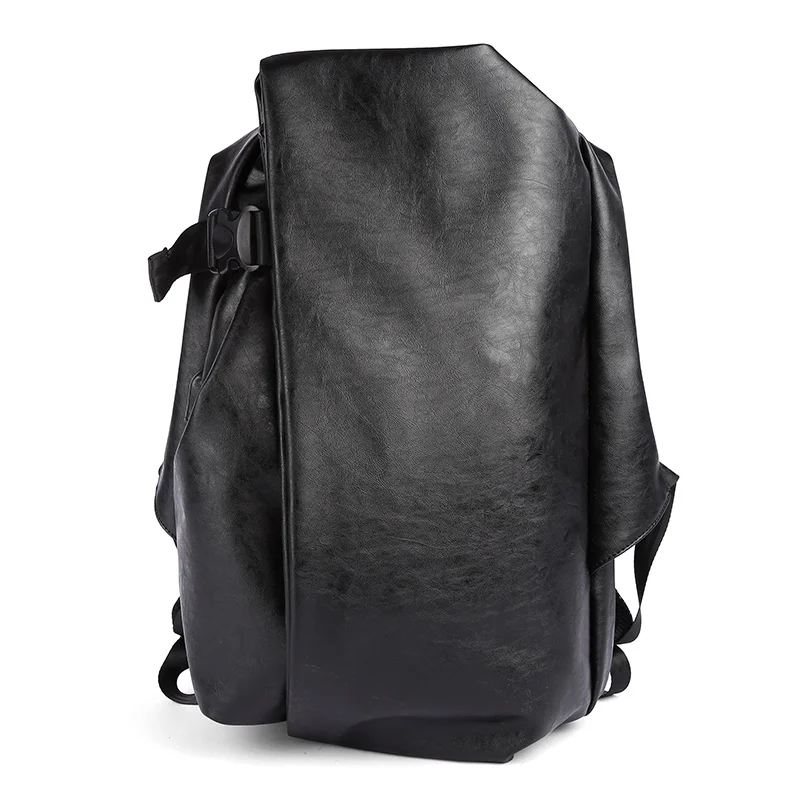 MOYYI рюкзак из искусственной кожи 35L Mochila 14 дюймов рюкзак для ноутбука с USB зарядным устройством мужской повседневный рюкзак для путешествий и улицы Черный
