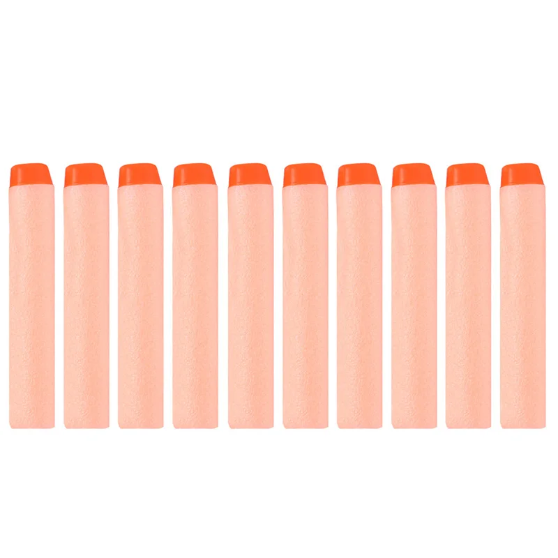 100pcs Orange Детский звуковой светильник для стрельбы, для игры, высокая точность, забивание, автоматический сброс, электрический пистолет, мишень, аксессуары для игрушек Nerf - Цвет: 100pcs Orange