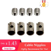 8 шт. пайки кабель соски 5 мм дроссельной заслонки универсальный для мотоцикла скутер Quad косилка стайлинга автомобилей