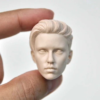 

1/6 Scale Handsome Agent Scarlett Johansson With Short Hair Unpainted Head Models for 12''Figures Bodies