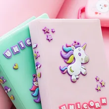 64k записная книжка, дневник, планировщик, канцелярские принадлежности, школьные принадлежности для девочек, бумага для письма, Kawaii, милая, мини, простая, розовая, новинка, единорог, мягкая обложка