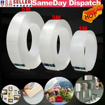 

Hot Mulit- Function Magic Double-sided Grip Tape Traceless Washable Adhesive Gel Nano Invisible Tape