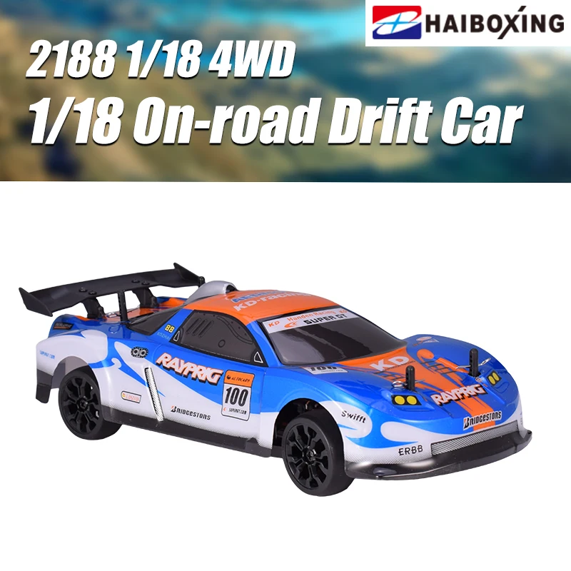 HBX 2188 1/18 4WD 2,4G RC гоночные автомобили RC на дороге Дрифт Багги модели автомобилей Дистанционное управление игрушки для детей синий