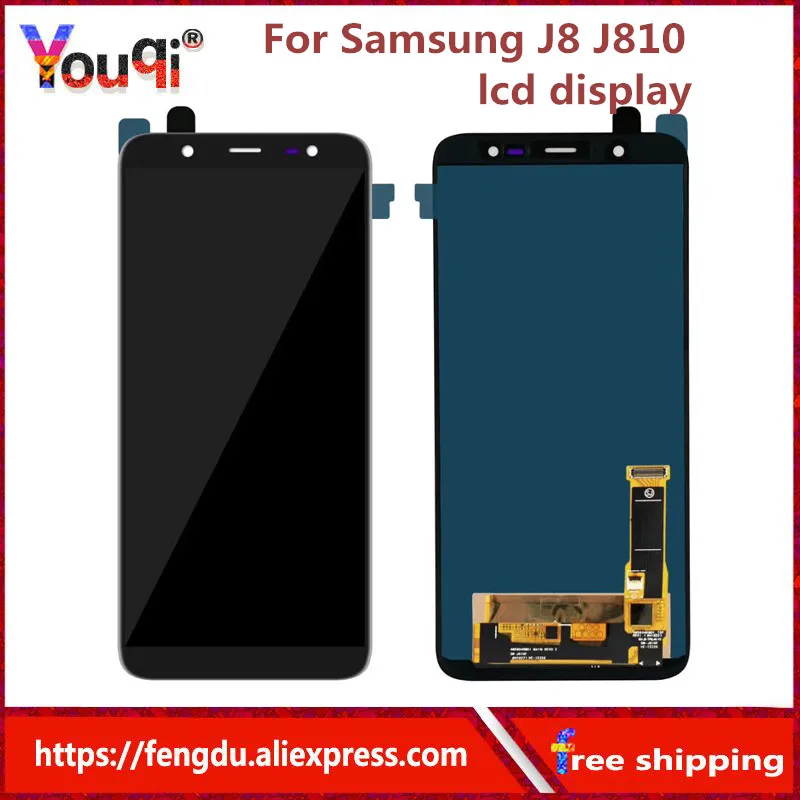 

Youqi LCD For Samsung Galaxy J8 2018 LCD J810 LCD For Galaxy J8 2018 J810 LCD Screen Touch Digitizer Assembly