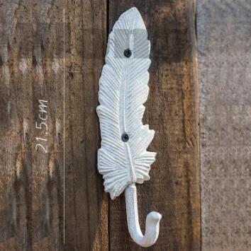 

Width: 6cm Cast Iron Fish Bone Shape Hook Wall Hook Garden Courtyard Outdoor Decoration Personality Grocery Country