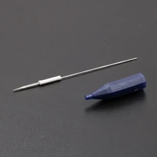 100 шт 1R, 2R, 3R Стерильный Универсальный шесть колпачок иглы постоянный макияж наконечник подходит на солнце и огромное солнце G8650 G9740 роза татуировки машина