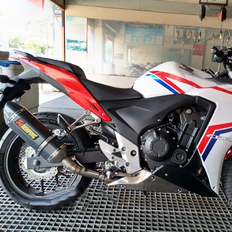 CBR500 CBR250 CBR 500R CBR300 мотоцикл выхлопной контакт средней трубы разъем для HONDA CBR500R CBR 300 CBR300 2012 до